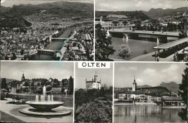 Olten Brücke Brunnen