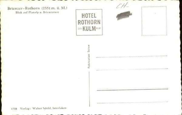 Brienz BE Rothorn Bahn – Bild 2