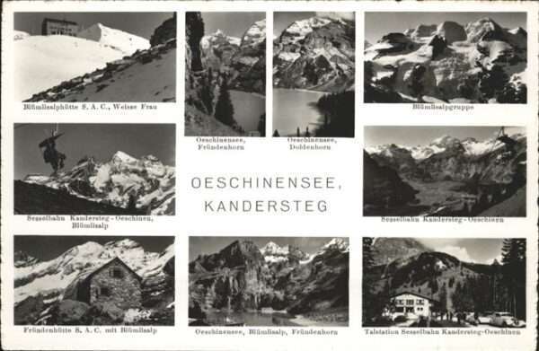 Oeschinensee Kandersteg Sesselbahn Blümlisalphütte