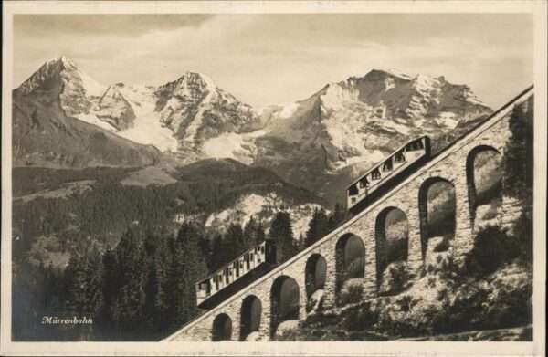 Muerren BE Bahn Viadukt