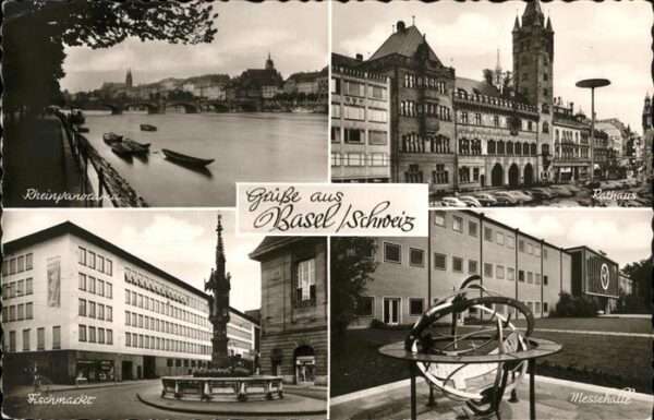 Basel BS Rathaus Messehalle Fischmarkt