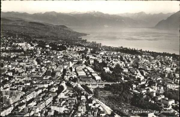 Lausanne VD Fliegeraufnahme