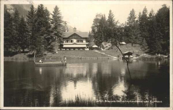 Spiez BE Blausee Kandertal Kurhaus Boot