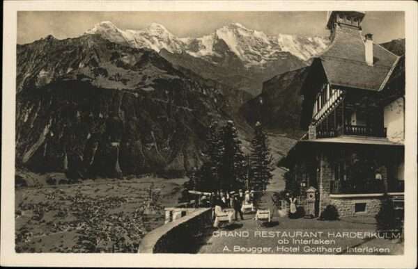 Interlaken BE Grand Restaurant Harderkulm