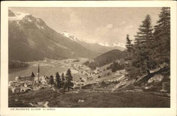 St Moritz GR Dorf Bad
