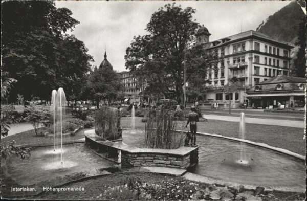 Interlaken BE Springbrunnen