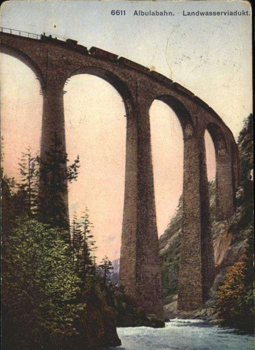 Albula Bahn Landwasserviadukt