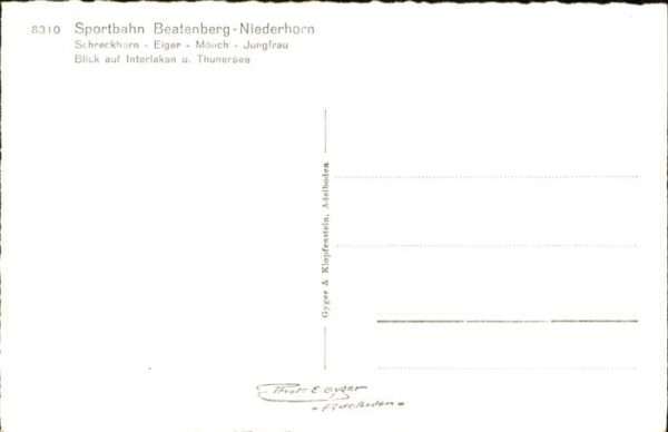 Beatenberg Sportbahn Niederhorn – Bild 2