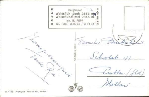 Davos GR Seilbahn Ski – Bild 2