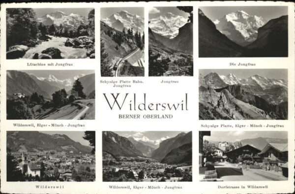 Wilderswil Jungfrau Eiger Mönch Jungfrau