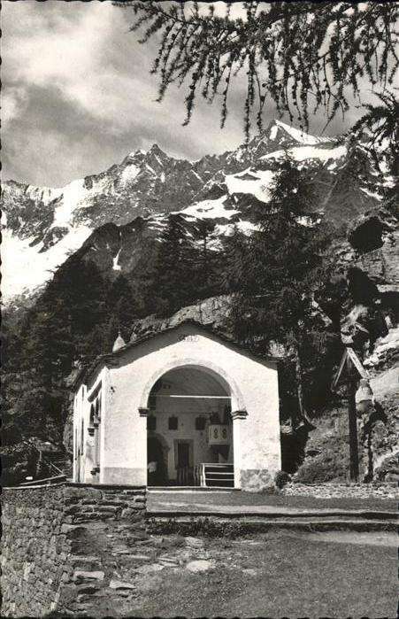 Saas-Fee Kapelle Dom Lenzspitze