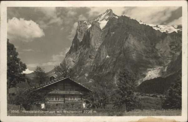 Grindelwald Grindelwälderhaus Wetterhorn