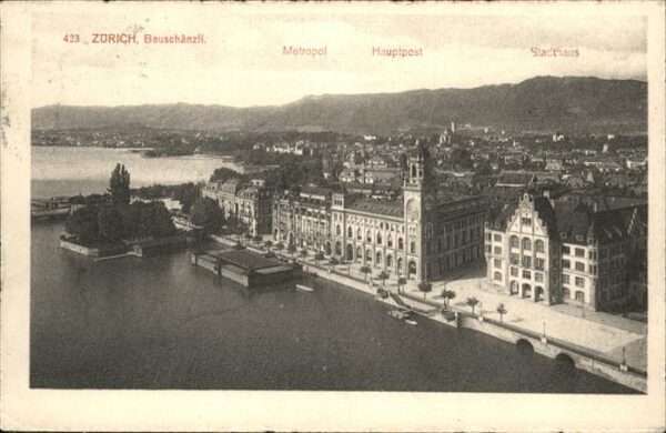 Zuerich bauschänzli Metropol Hauptpost Stadthau