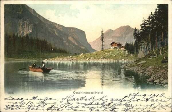 Oeschinensee Hotel Boot
