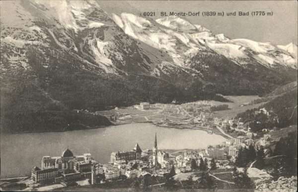St Moritz GR Dorf Bad