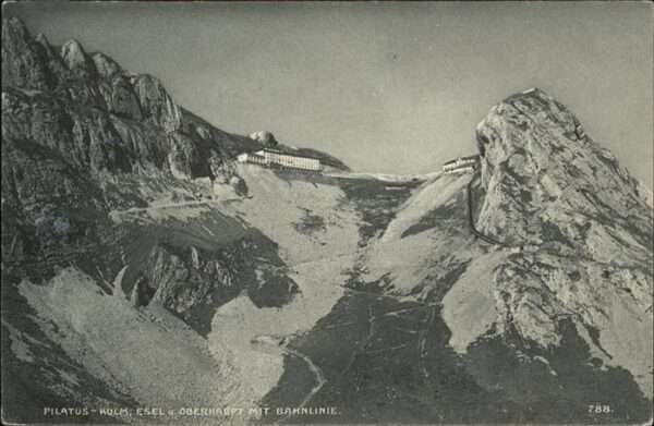 Pilatus Kulm Esel Oberhaupt Bahnlinie