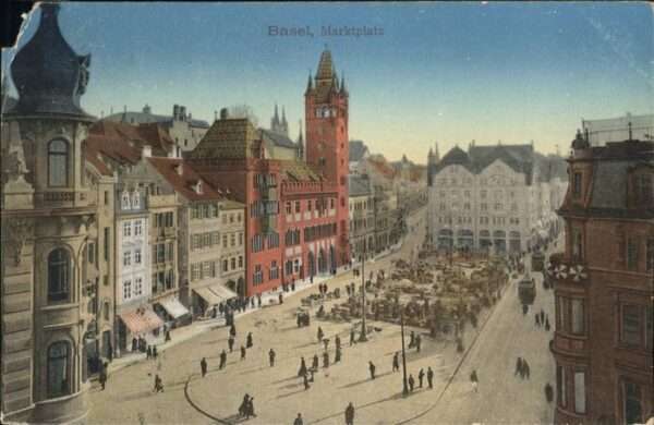 Basel BS Marktplatz Strassenbahn