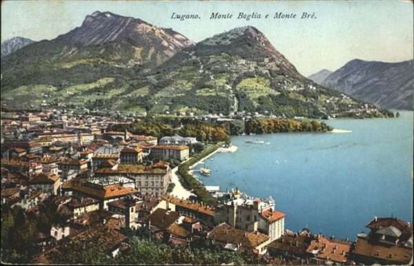 Lugano TI Monte Boglia Monte Bre Schiff