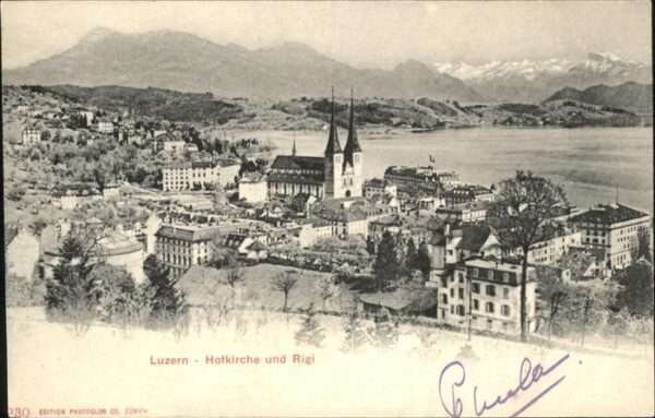 Luzern LU Hof Kirche Rigi