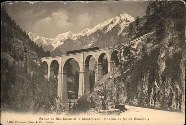Mont Blanc Viaduc Ste Marie Zug