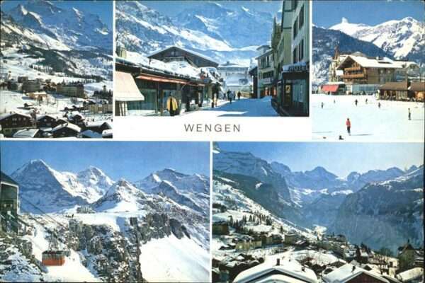 Wengen  BE Seilbahn Eisbahn