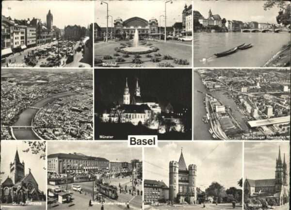 Basel BS Münster Spalentor Mustermesse St Paulus