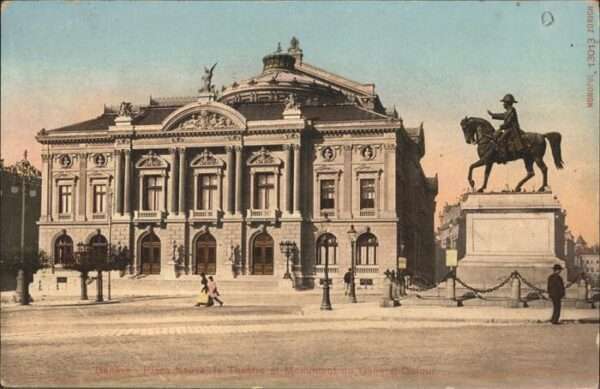 Geneve GE Place Neuve Theater Monument General Du