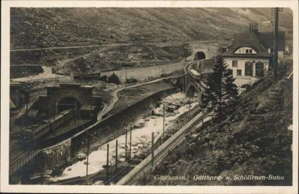 Goeschenen Gotthard Schöllenen Bahn