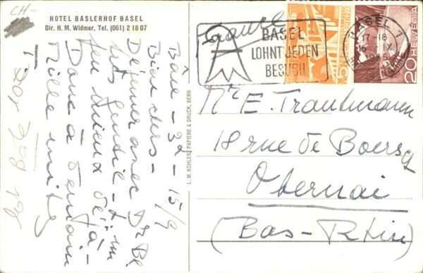 Basel BS Hotel Baslerhof – Bild 2