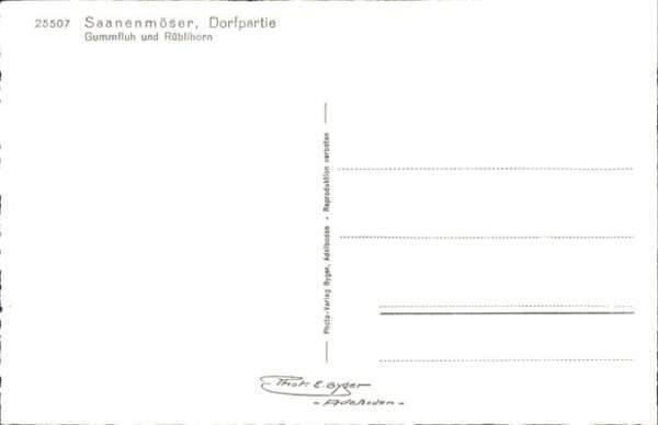 Saanenmoeser Saanen Gunnfluh Rüblihorn – Bild 2