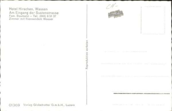 Wassen UR Hotel Hirschen – Bild 2
