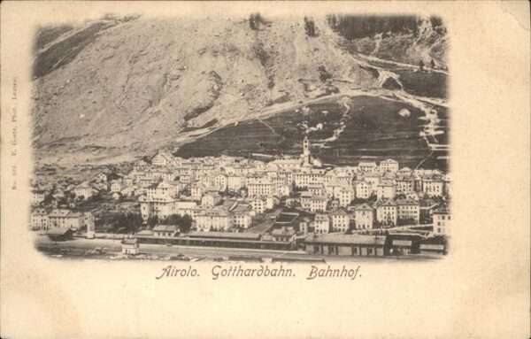 Airolo Gotthardbahn Bahhof