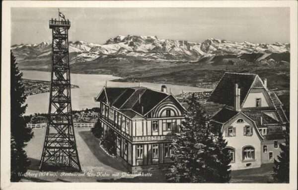 Uetliberg ZH Restaurant Uto Kulm Glärnischkette