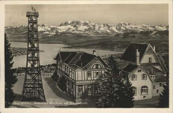 Uetliberg ZH Restaurant Uto Kulm Glärnischkette