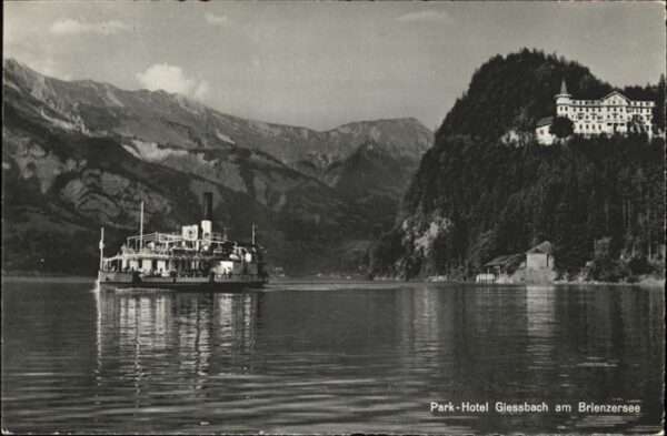 Brienzersee BE Park Hotel Giessbach Schiff