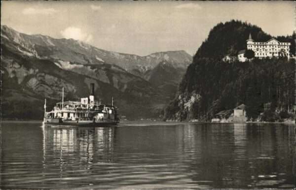 Brienzersee BE Park Hotel Griessbach Schiff