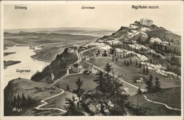 Rigi Kulm Zürichsee Ütliberg Zugersee