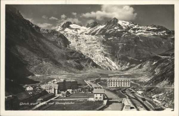 Furka Gletsch Rhonegletscher