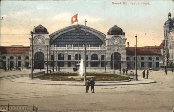 Basel BS Bundesbahnhof Springbrunnen