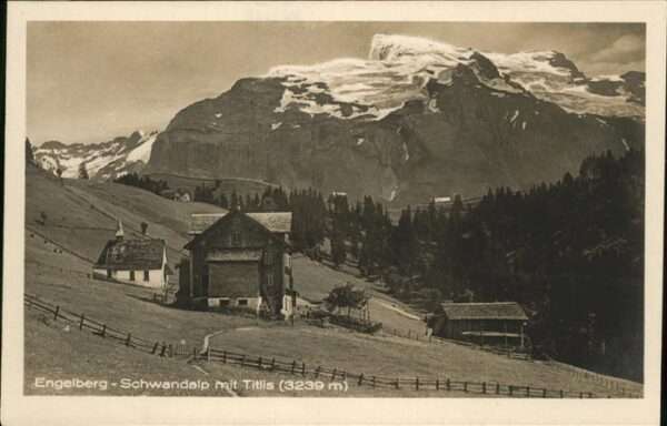Engelberg OW Schwandalp Titlis
