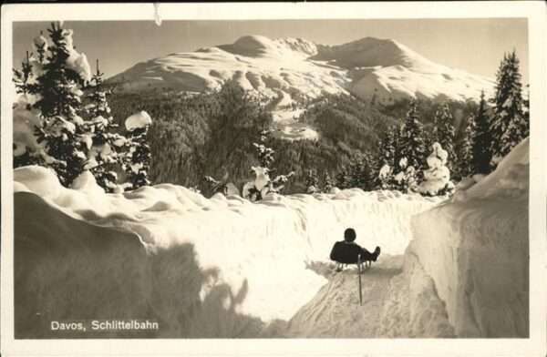 Davos GR Schlittelbahn