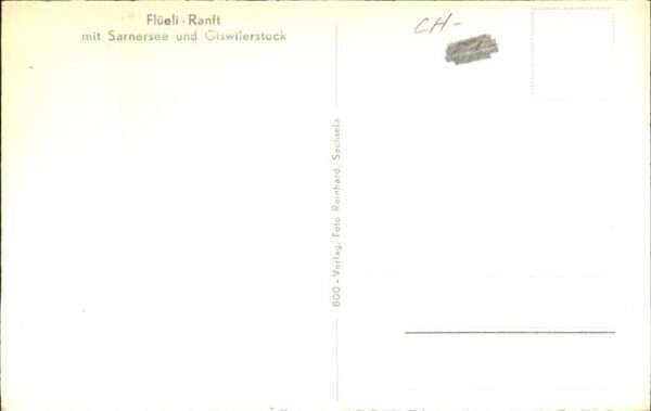 Flueeli-Ranft Sarnersee Giswilerstock – Bild 2