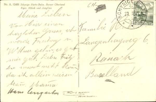 Schynige Platte Zug – Bild 2