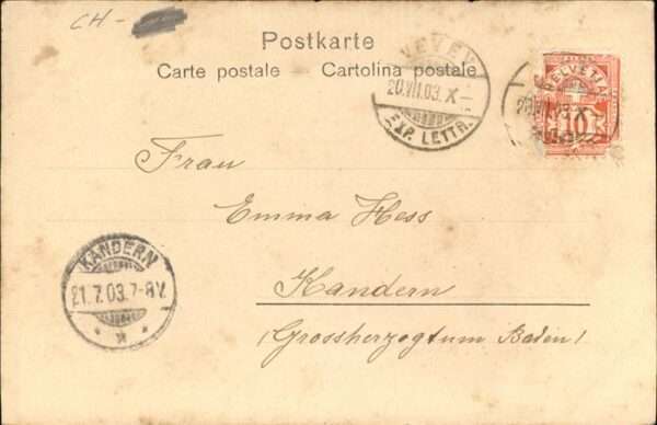 Vevey VD Quai Grand Hotel Jrois Couronnes – Bild 2