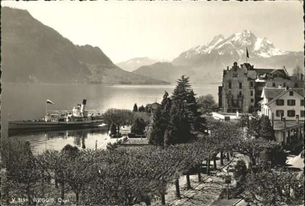Weggis Vierwaldstaettersee Schiff