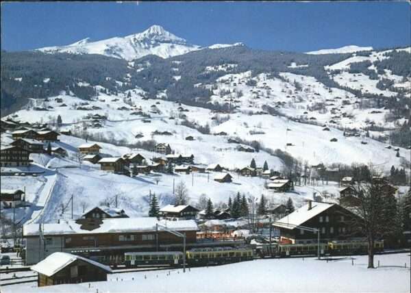 Grindelwald Station Grund Zug