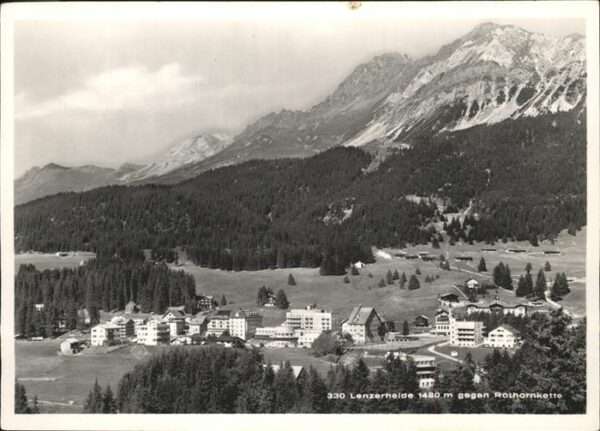 Lenzerheide Chur Rothornkette