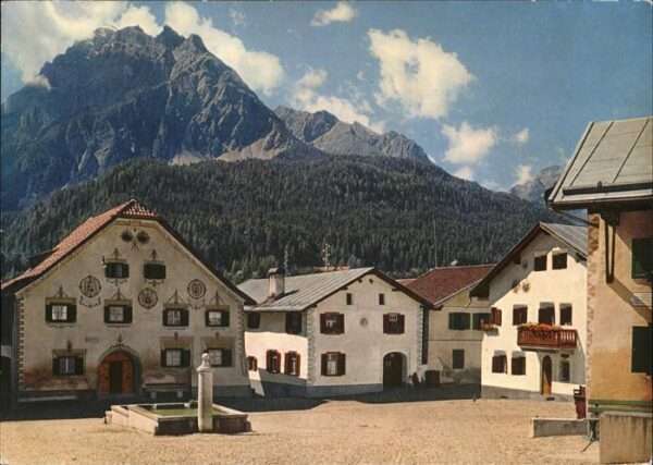 Scuol Alpine Heilbad Brunnen