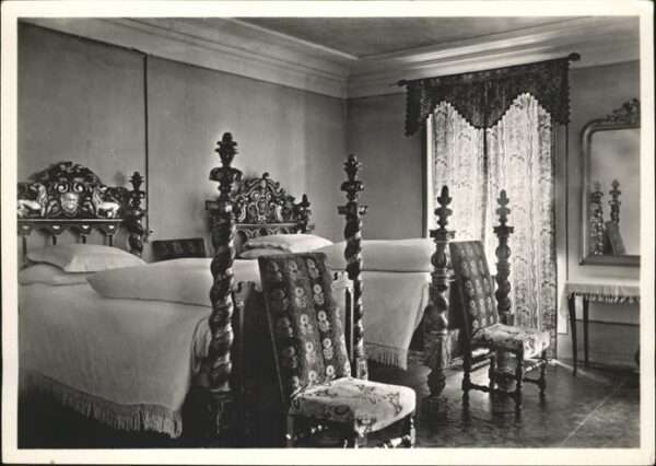 Soglio Hotel Willi Schlafzimmer