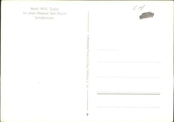 Soglio Hotel Willi Schlafzimmer – Bild 2